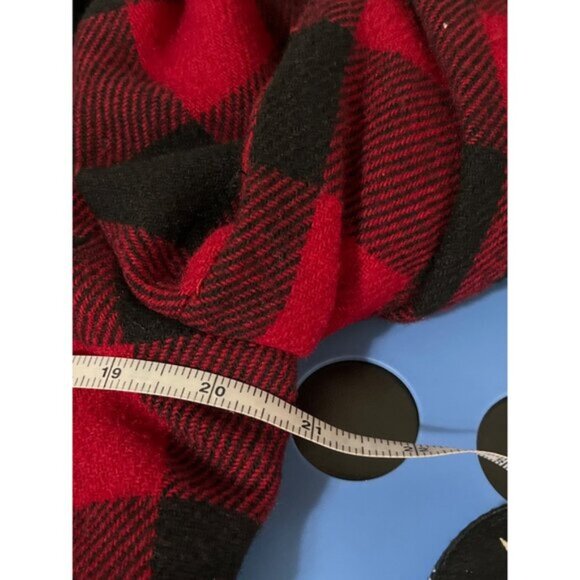 DOUBLE D RANCH Plaid Women Crop Wool Blend Jacket Red/Black size Medium - Picture 8 of 11